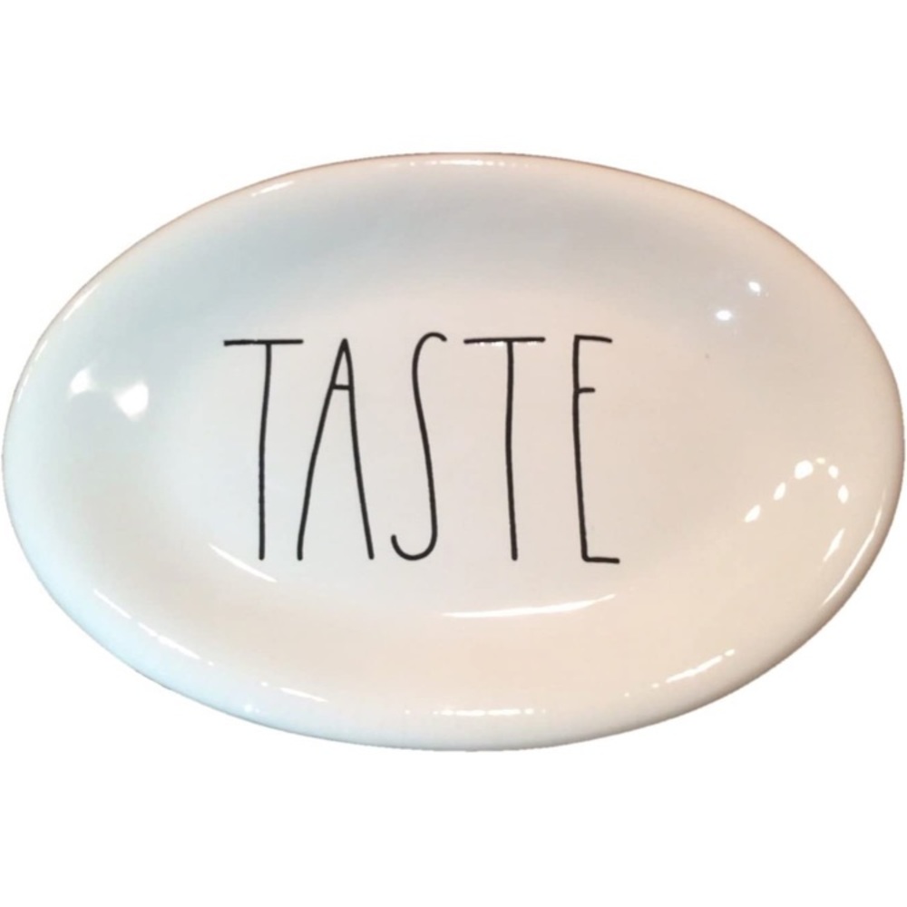 Rae Dunn Appetizer Plate - Taste Small Plate